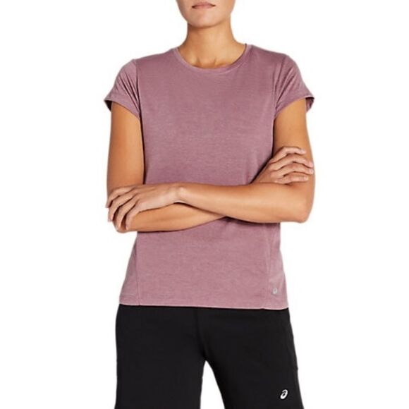 ASICS SHORT SLEEVE HEATHERED TOP - Picture 1 of 6